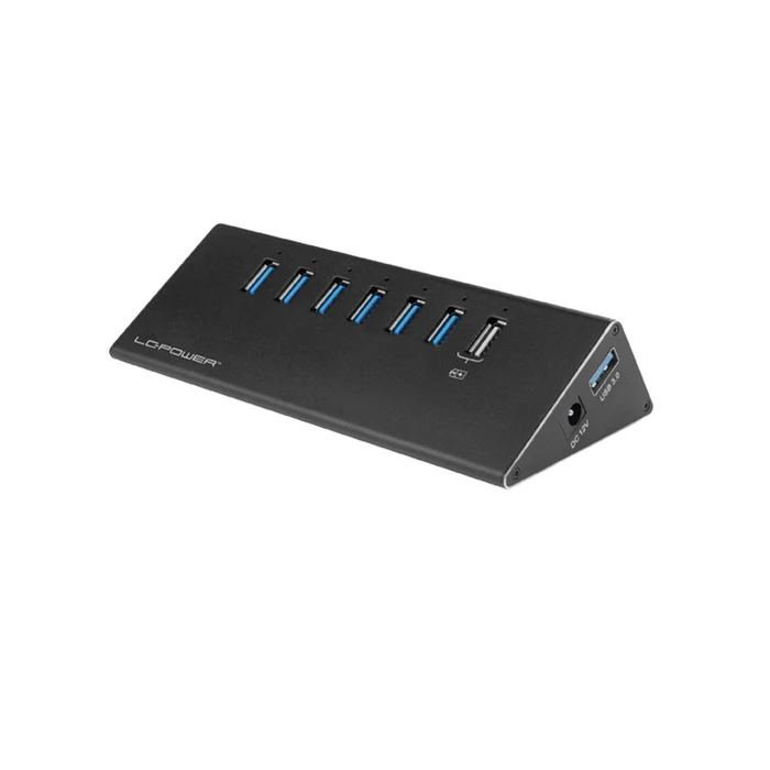 USB Hub LC Power 6x USB 3.0 ALU 7B