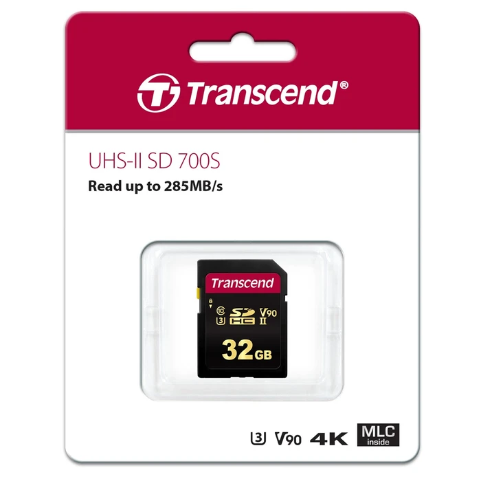 Κάρτα Μνήμης SDHC 32GB Transcend700S Class 10 UHS-II U3 V90