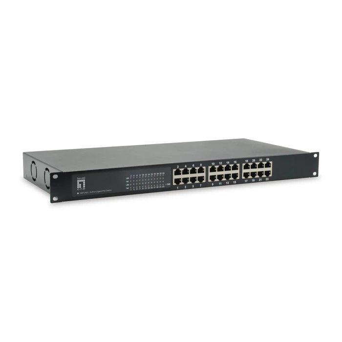 Network Switch 24-port LevelOne GE GEP-2421W630 630W PoE