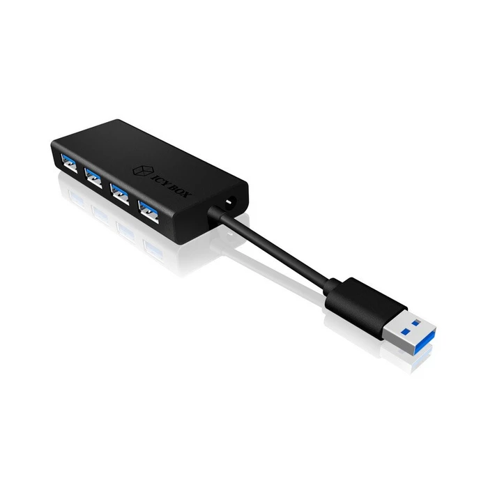 USB Hub 4 Port IcyBox USB 3.0 IB AC6104 B Aluminium