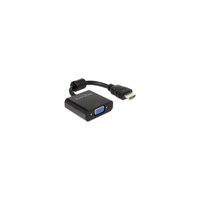 Αντάπτορας Delock HDMI to VGA M/F Black 25.5cm