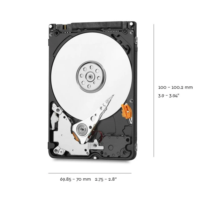 Εσωτερικός Σκληρός Δίσκος 2.5" 2TB Western Digital SATA3 WD20SPZX Blue