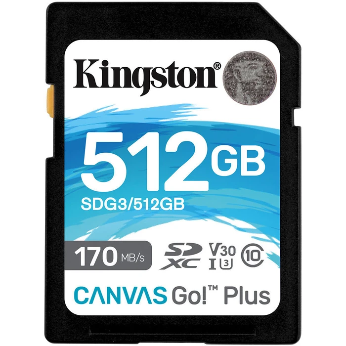 Κάρτα Μνήμης SD 512GB Kingston Canvas Go Plus