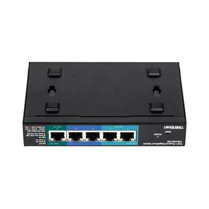 Network Switch Trendnet 5-Port Gbit EdgeSmart PoE+ 18 W Metall