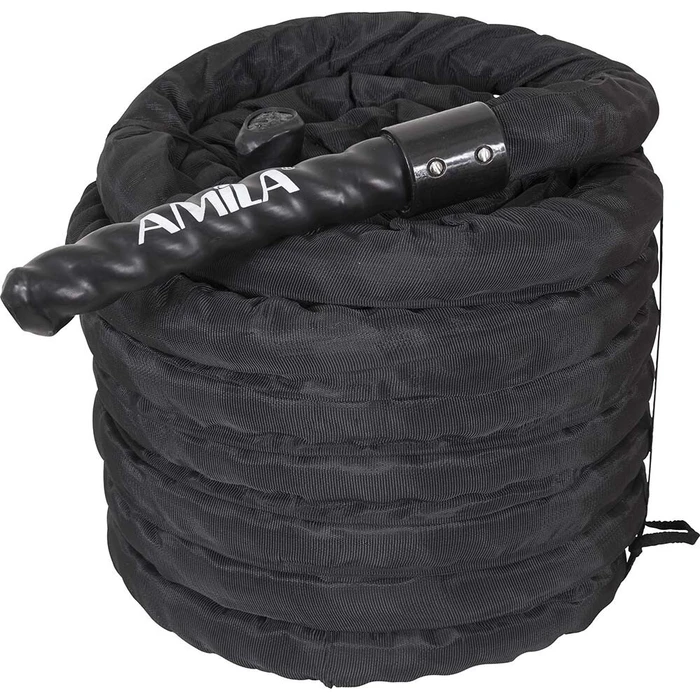 Battle Rope Amila με λαβές αλουμινίου 15m Κωδ. 84551