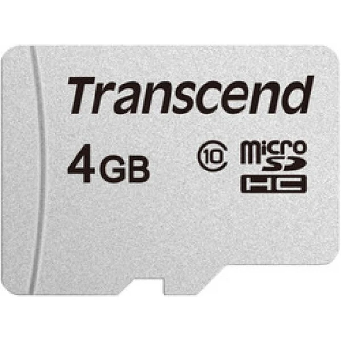 Κάρτα Μνήμης microSDHC 4GB Transcend 300S Class 10