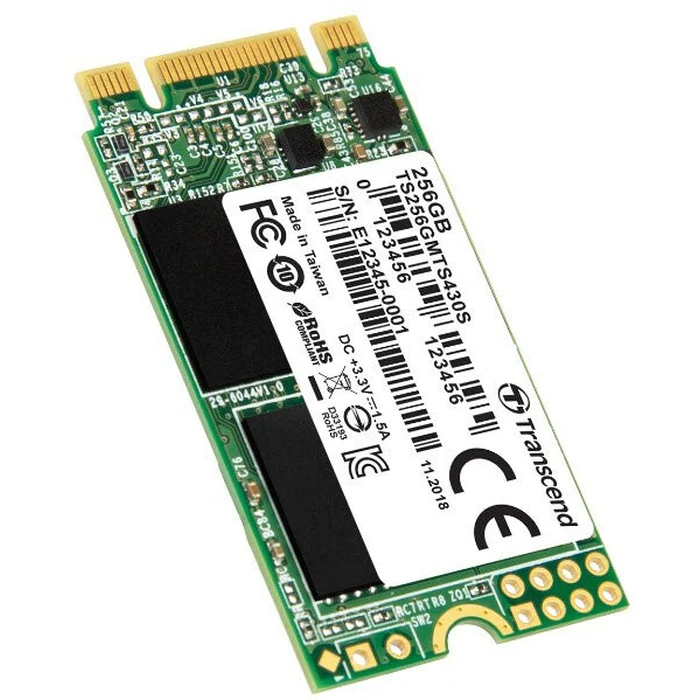 Σκληρός Δίσκος M.2 SSD 256GB Transcend MTS430S 3D NAND