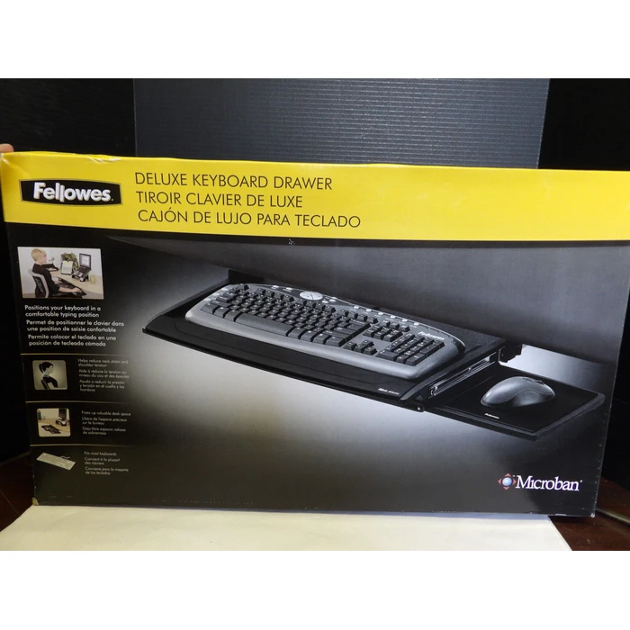 Συρτάρι-Βάση Για Πληκτρολόγιο Fellowes Office Suites Manager Black