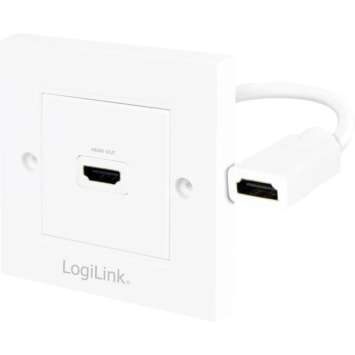 Αντάπτορας Logilink wall socket HDMI in to HDMI out