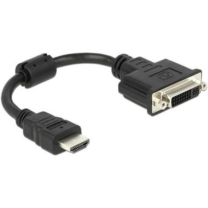 Αντάπτορας Delock HDMI to DVI M/M Black 20cm
