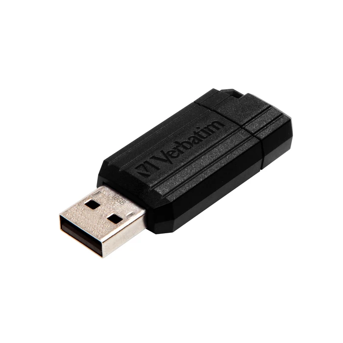 USB Flash 16GB Verbatim 2.0 Pin Stripe Black