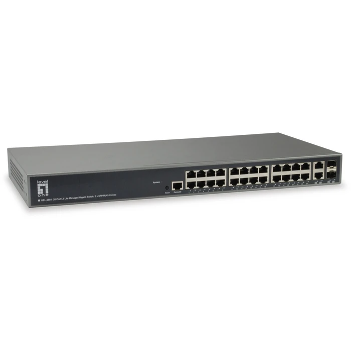 Network Switch LevelOne GEL-2681 26-Port L3 LiteMan. Gbit