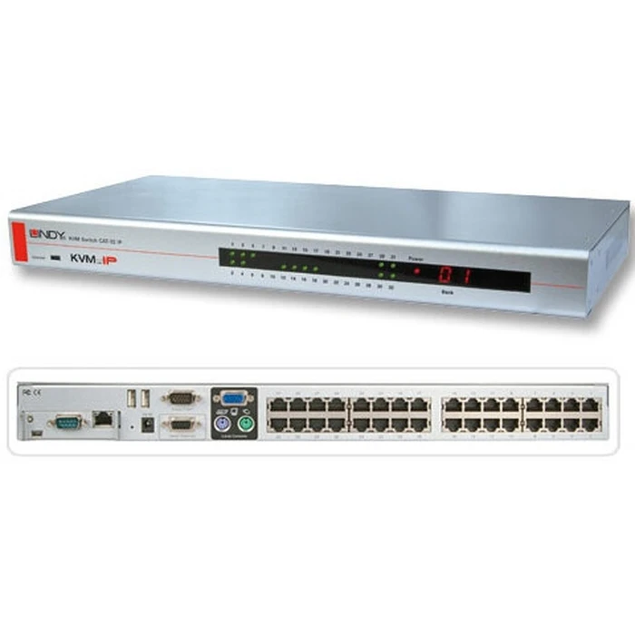KVM Switch Lindy CAT-32 IP PS/2 & USB Console