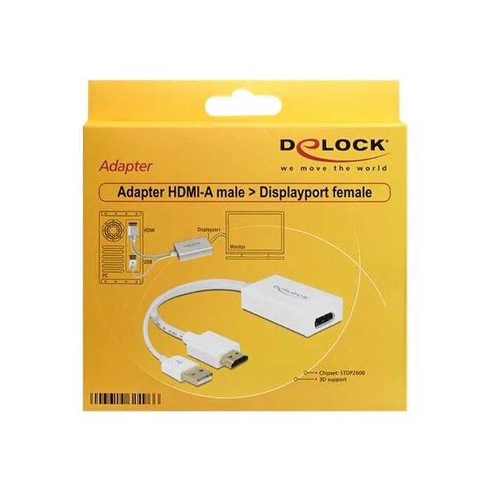 Αντάπτορας Delock HDMI to DP White