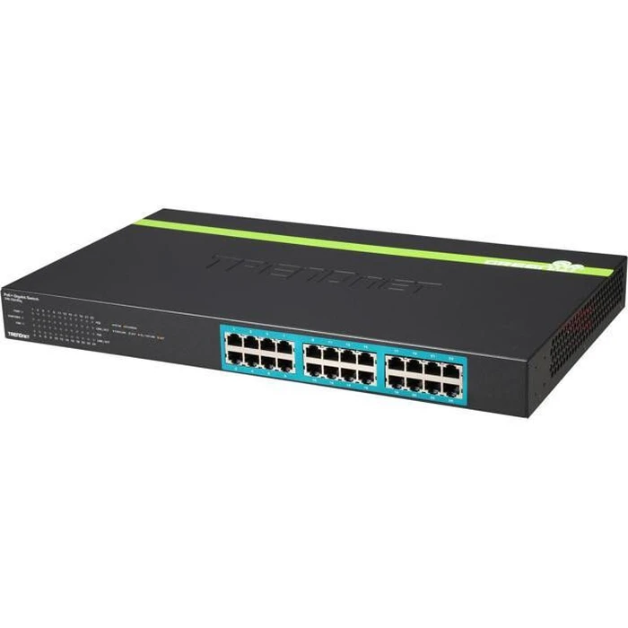 Network Switch 24-portTrendnet Gbit PoE+ 370W Metall