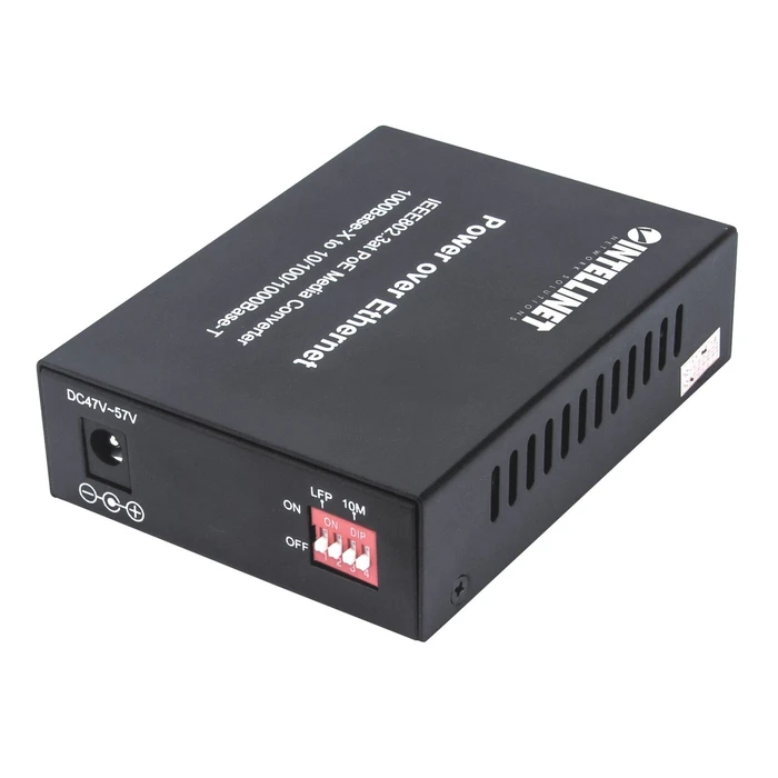 Network Switch Intellinet Gigabit PoE + Medienkonverter RJ45 SFP 120km