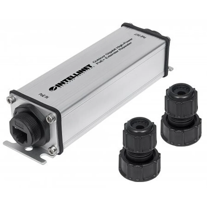 PoE Adapter Intellinet PoE+ Extender Outdoor Gigabit High Power bis 100m