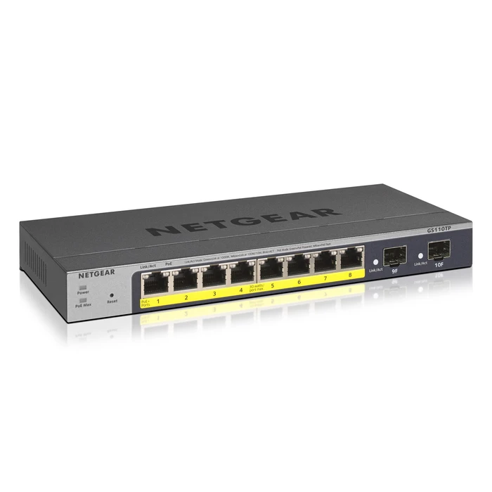Network Switch Netgear GS110TP Managed L2/L3/L4 Gigabit (10/100/1000) Grey v1