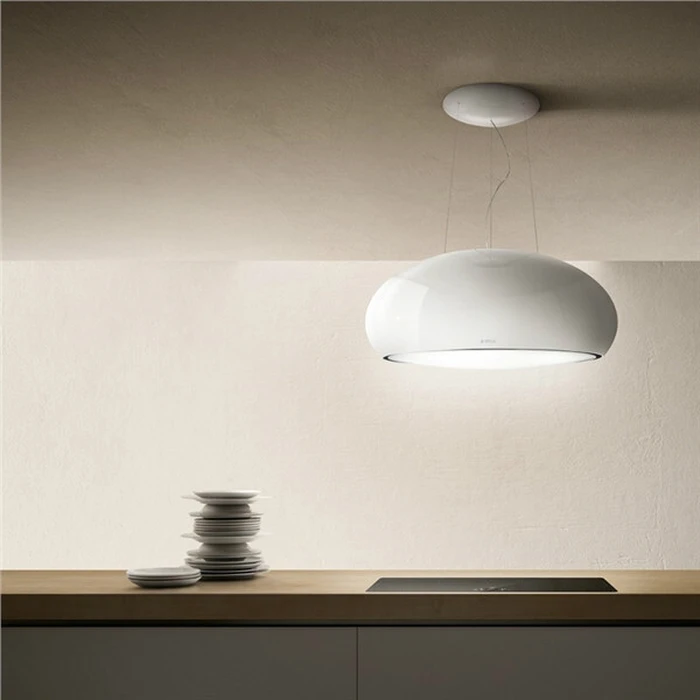 Απορροφητήρας Νησίδα Elica Seashell White/F/80