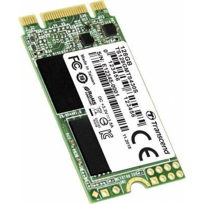 Σκληρός Δίσκος M.2 SSD 128GB Transcend MTS430S 3D NAND