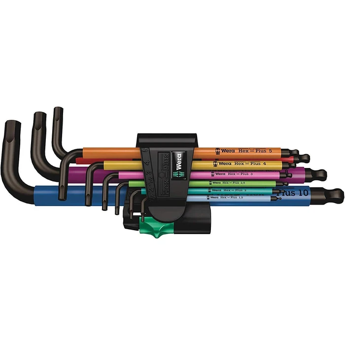 Σετ Εργαλείων Wera 950 SPKL/9 SM N Multicolor Hex-Plus Hex Key Set High Torque