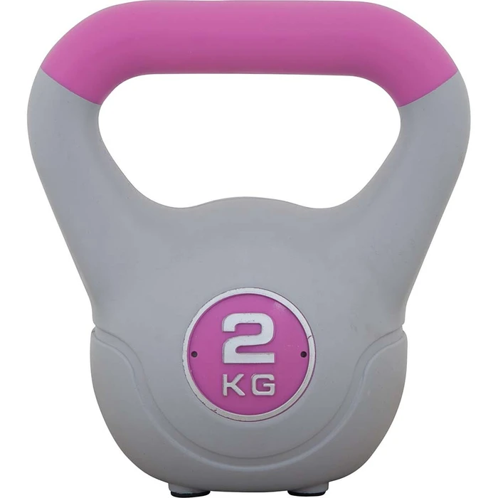 Kettlebell με επένδυση βινυλίου 2kg (Ροζ)