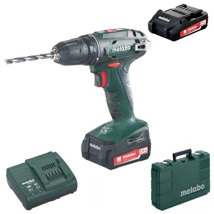 Δραπανοκατσάβιδο Metabo BS 14,4V Cordless incl. 2x Battery, Case