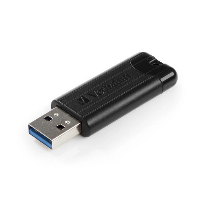 USB Flash 256GB Verbatim 3.0 Pin Stripe Black