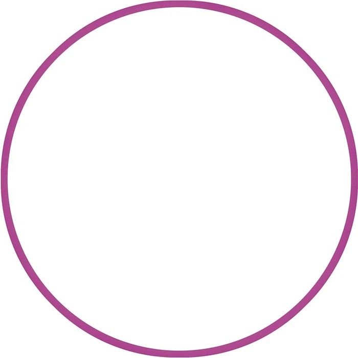 Στεφάνι Ρυθμικής 70cm - Φ19mm - 280gr, Φούξια