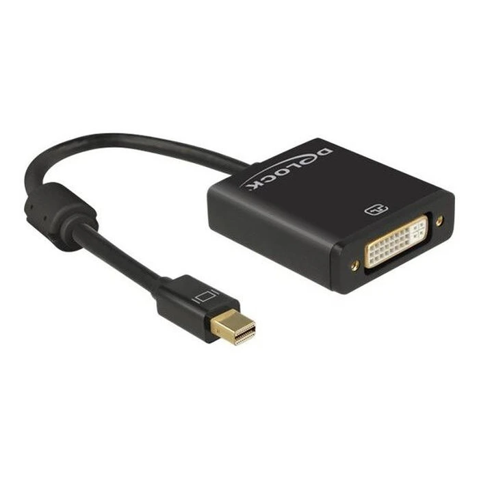 Αντάπτορας Delock mini DP to DVI 4k active Black