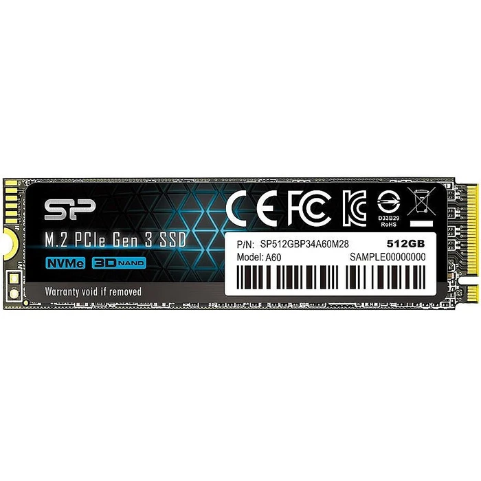 Σκληρός Δίσκος M.2 SSD 512GB Silicon Power P34A60 NVMe
