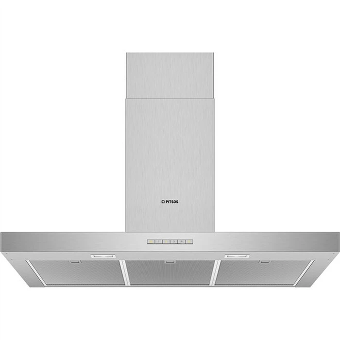 Απορροφητήρας Καμινάδα Pitsos Ptk9e65g Ινοχ