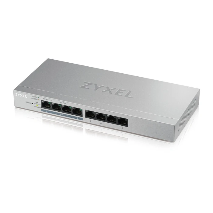 Network Switch 8-port ZyXEL GS1200-8HP V2 PoE+ webmanaged 4xPoE