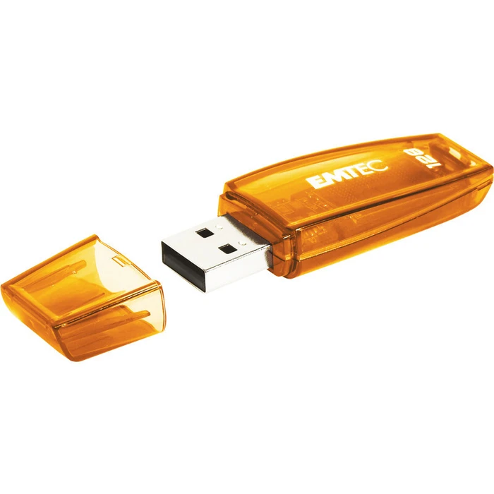 USB Flash 128GB Emtec C410 USB2.0 Color Mix orange