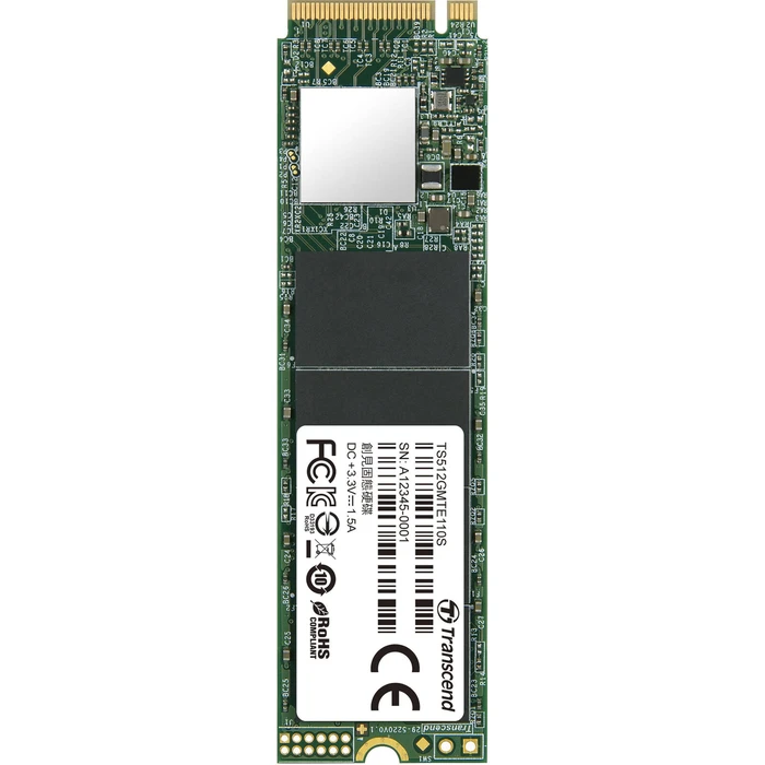 Σκληρός Δίσκος M.2 SSD 512GB Transcend MTE110S PCIe Gen3 x4 NVMe