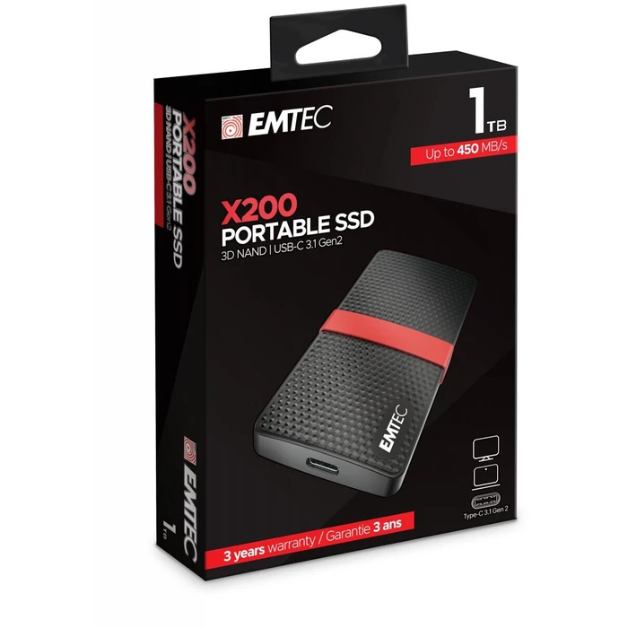 Εξωτερικός Σκληρός Δίσκος 1TB Emtec 3.1 X200