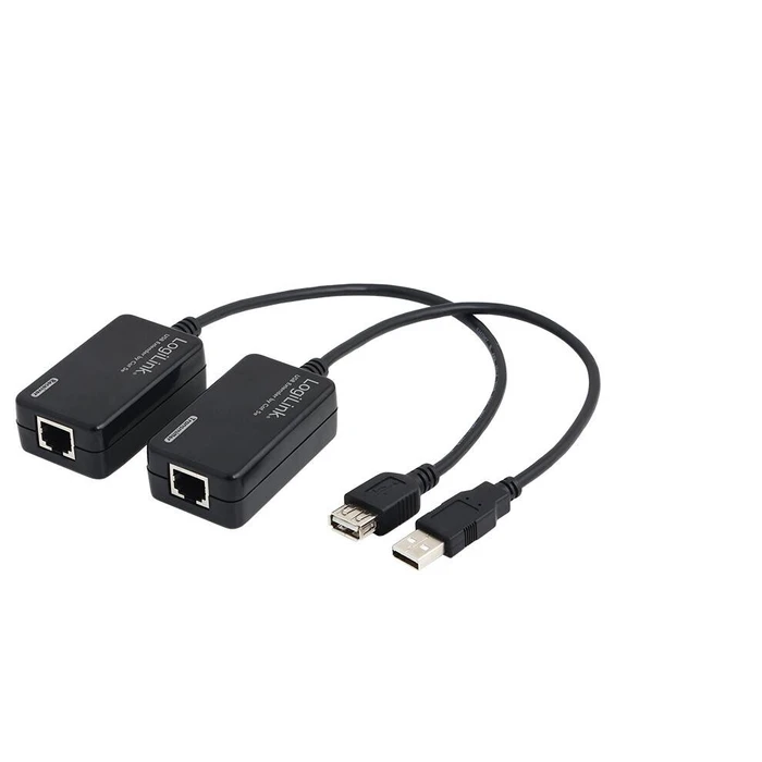Αντάπτορας USB  LogiLink Extender by CAT-5/6 Kabel bis zu 60 Meter