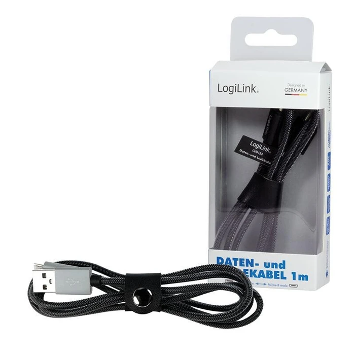 Καλώδιο USB LogiLink USB Micro USB Sync u. Gray, 1m
