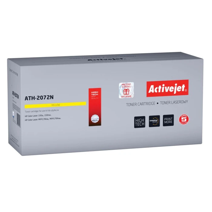 Toner Συμβατό Activejet ATH-2072N for HP 117A 2072A yellow.