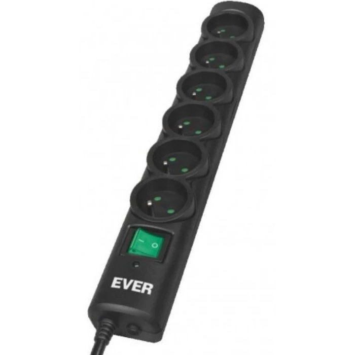 Πολύπριζο Ever Optima 5m 6AC outlet(s) 250 V Black