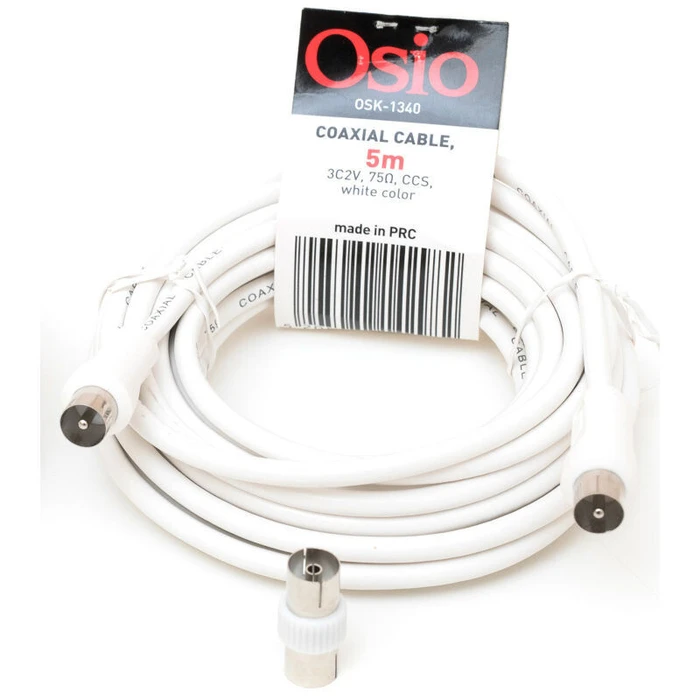 Καλώδιο Κεραίας Osio OSK-1340 male to male και female αντάπτορα, 5m