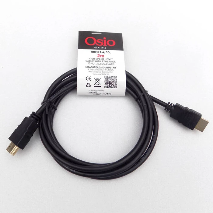 Καλώδιο HDMI Osio OSK-1440 Καλώδιο male to male 2m