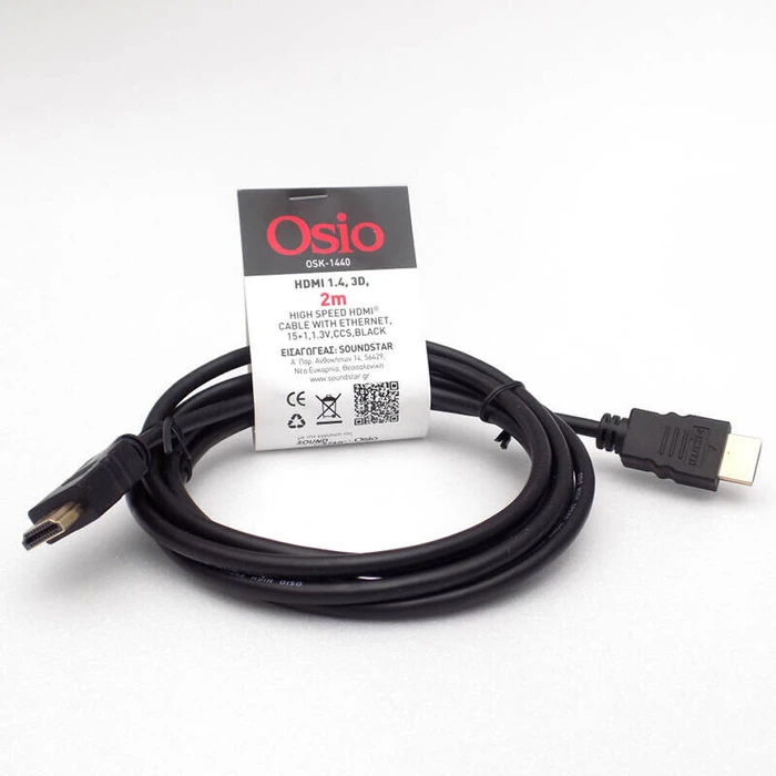 Καλώδιο HDMI Osio OSK-1440 Καλώδιο male to male 2m