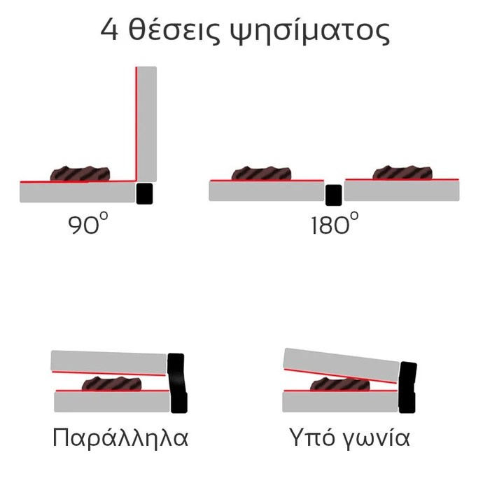 Τοστιέρα First Austria Fa-5344-1 2000w Με Αντικολλητικες Πλάκες