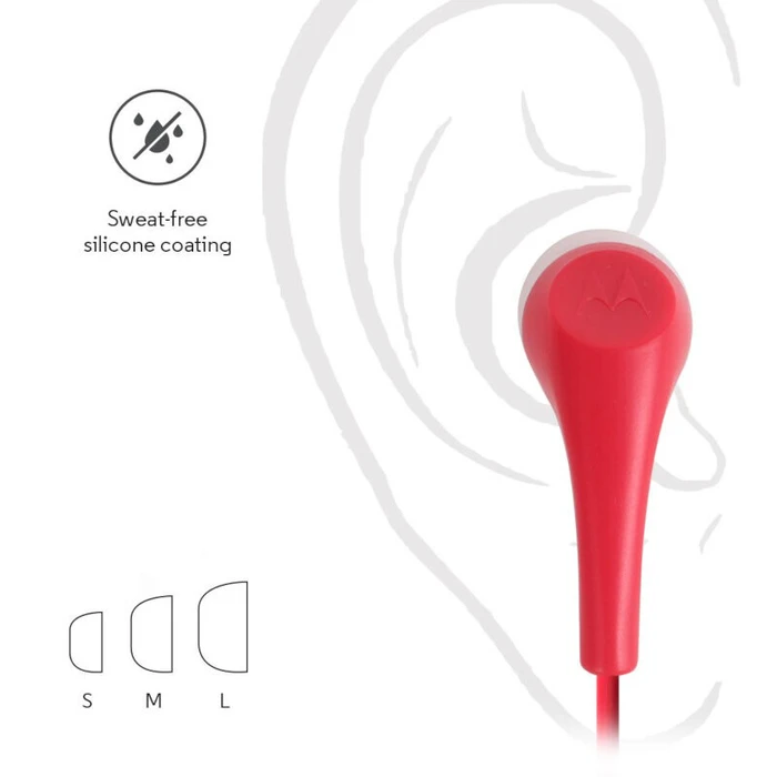 Handsfree Ακουστικά Motorola Earbuds 2 Red