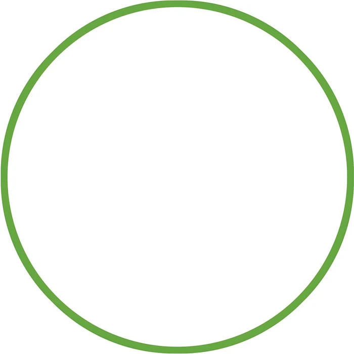 Στεφάνι Ρυθμικής 70cm - Φ19mm - 175gr, Πράσινο