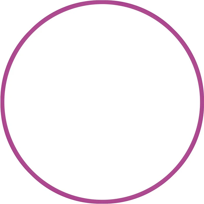 Στεφάνι Ρυθμικής 80cm - Φ19mm - 330gr, Φούξια