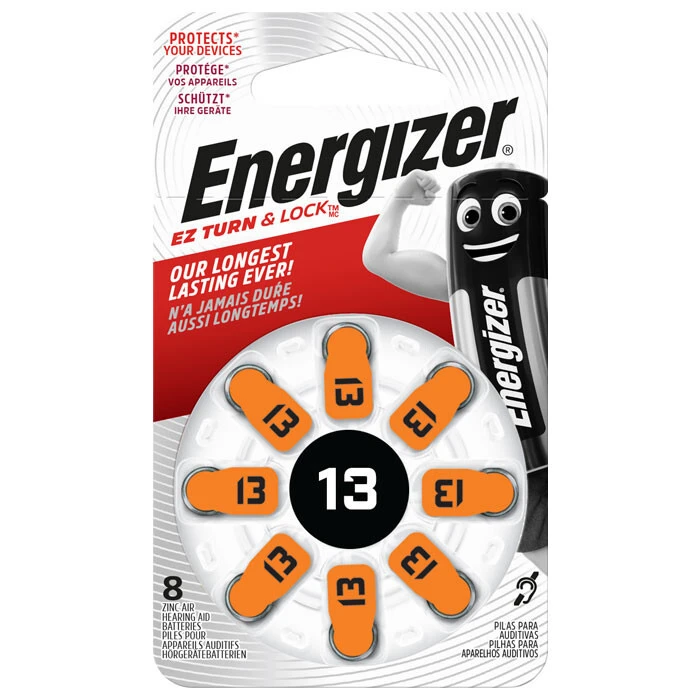 Μπαταρία Energizer ZINC AIR 13-8P/8ΤΕΜ