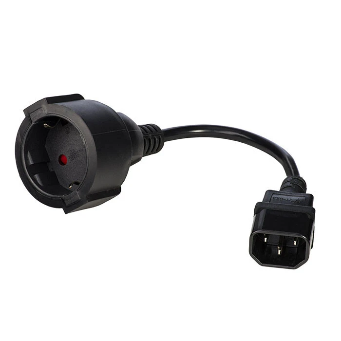 Καλώδιο τροφοδοσίας Akyga AK-PC-10A 0.15m Black