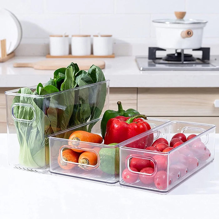 Δοχείο Οργάνωσης Ψυγείου HUH-0032, 26 x 15.5 x 9cm, διάφανο